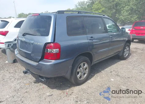 2005 Toyota Highlander V6 z USA, uszkodzony, nr VIN JTEEP21A250089609